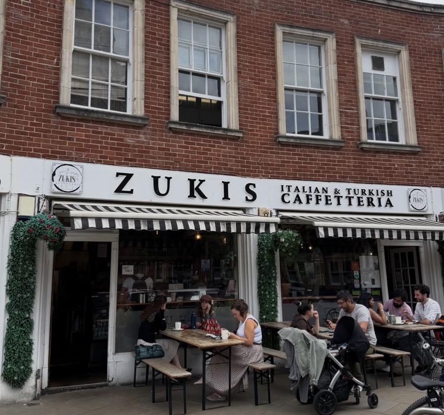 Brunch plate at Zuki's