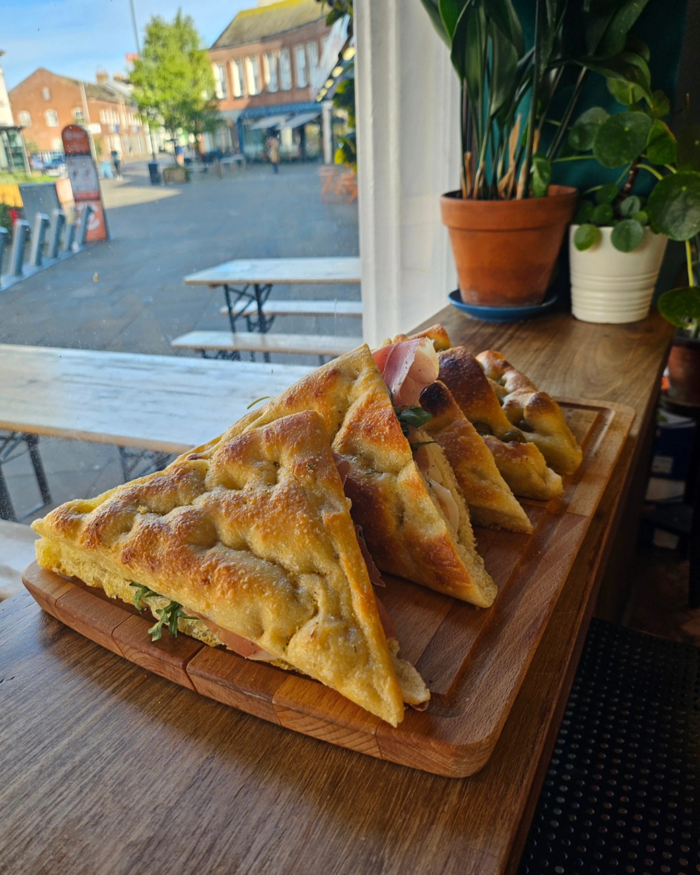 Freshly baked Turkish pide