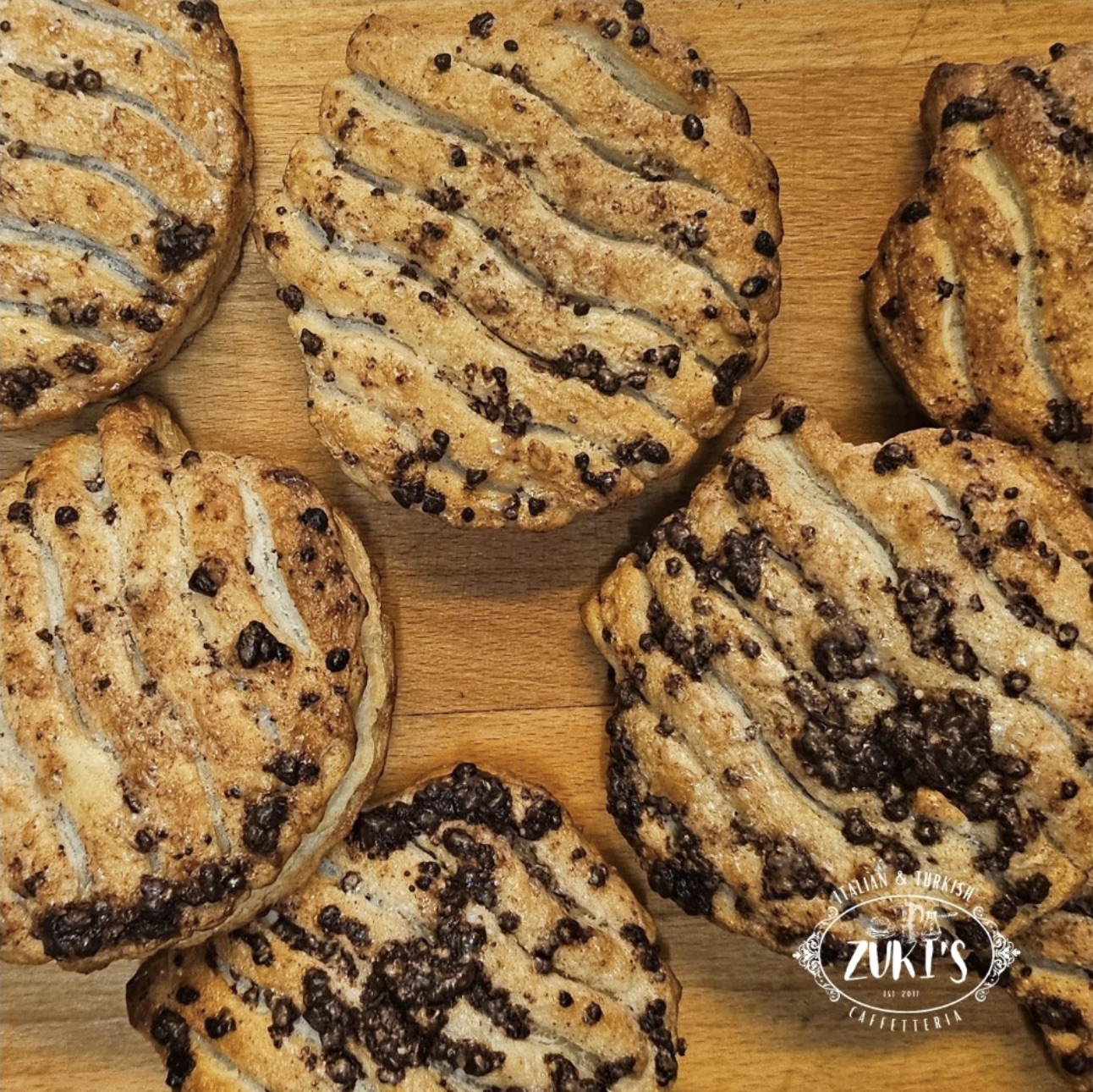 Freshly baked cookies